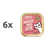 Lilys Kitchen Smooth Paté Kitten - piščanec, svinjina, postrv in govedina 6 x 85 g