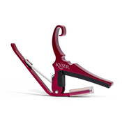 Kapodaster za akustično kitaro Quick-Change Ruby red Kyser