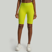 STRIX Women‘s Lunar Biker Shorts Chartreuse XL
