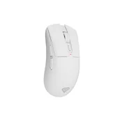Brezžična igralna miška Genesis ZIRCON 880/igralna/optična/12.000 DPI/USB+BT/bela NMG-2380