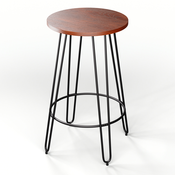 Blumfeldt Bistro miza Hamilton O60cm Leseno jekleno ogrodje (GDM20-M60105)