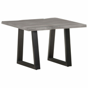 Stolic za kavu sa živim rubovima 60x60x40 cm od bagremovog drva