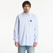 Srajca Comme des Garçons PLAY Shirt Black Emblem Woven UNISEX Blue S