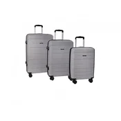 ENOVA Set kofera Modena trolleys 3/1 sivi