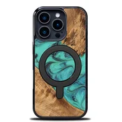 shumee Ovitek Bewood Unique za iPhone 16 Pro - turkizen z MagSafe