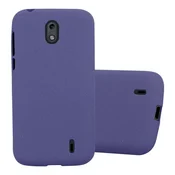 Cadorabo CADORABO Ohišje, združljiv z Nokia v Frost Tarmno Blue - zaščitni pokrov iz fleksibilnega silikona TPU, (20571633)