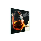 shumee Steklena zaščita za kuhalno ploščo 50x52 Vino