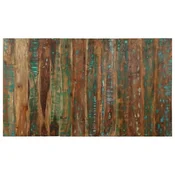 Vidaxl Naglavna deska Multicolor 140 cm Masivni les Reclaimed