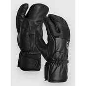 Ortovox Full Leather 3 Finger rokavice black raven