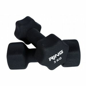 RING set bučica 2x3kg neopren RX DB2133-3