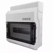 shumee Hermetična modularna razdelilna omarica 1x12 nadometna IP54 Hensel KV1512 Pe/N terminal