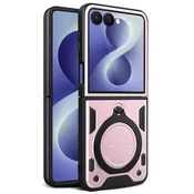 Ovitek Techsuit CamGuard pro za Samsung Galaxy Z Flip8 - roza