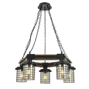 Opviq Luster AV 4216 5ET, Metalni, Crni