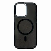 HURTEL Ovitek MagSafe za iPhone 17 Pro Max z bleščicami - črn