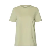 SELECTED Majica SLFMY ESSENTIAL pastelno zelena