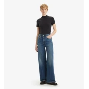 Levis for woman. A6081-0012 Ribcage Wide Leg Jeans blue (26/30), Casual, Cotton, Denim