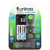 Uniross UCU005 ULTRA procesorski brzi punjač s LCD AA/AAA zaštitom