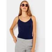 Dark blue basic tank top CAMAIEU - Women