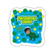 Personal Personalizirana vabila 6 kosov - Dinozavri