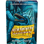 Dragon Shield 60 Japanese Size Sleeves - Petrol Matte