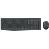 LOGITECH Bežična tastatura i miš MK235 (US)