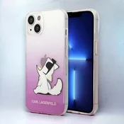 Karl Lagerfeld Ovitek Karl Lagerfeld Choupette - pink za iPhone 14 Plus/15 Plus (KLHCP14MCFNRCPI)