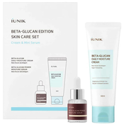 iUNIK Set za nego obraza z beta-glukanom Beta Glucan Edition Skin Care Set - 60 ml, 15 ml