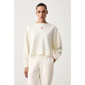 HUGO loungewear pulover ženski z bombažem COZY_sweatshirt