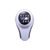888 CAR ACCESSORIES BMW ručica menjača sa 6 brzina sa m logom silver mat-hrom