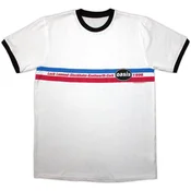 Oasis 1996 Tour Horizontal Stripes (Ringer) White 2XL Majica