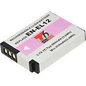 T6 power Baterija Nikon EN-EL12, 1050mAh, 3,8Wh, črna