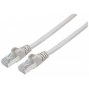 Intellinet LAN (RJ45) Mreža Priključni kabel CAT 6A S/FTP 10 m Siva Zaštićen s folijom, Pletena zaštita, Sa zaštitom, Podržava HDMI, Bez ha