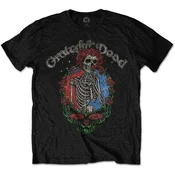 The Grateful Dead Floral Stealie Black M Majica