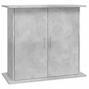 Vidaxl vidaXL Omarica za akvarij betonsko siva 81x36x73 cm