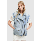 Jeans brezrokavnik AllSaints RIPLEY WAISTCOAT ženski, W055OA