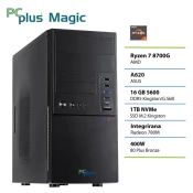 PCPLUS Magic Ryzen 7 8700G 16GB 1TB namizni računalnik