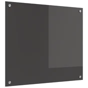 Kuhinjski zid Tamno siva 70 x 60 cm Staklo otporno na udarce