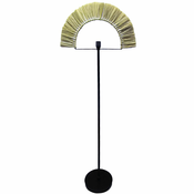 Podna svjetiljka DKD Home Decor Crna Prirodno Juta Željezo 50 W 220 V 56 x 26 x 152 cm