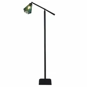 Casa Padrino Art Deco Tiffany Floor Lamp Green/Black H. 185 cm - Tiffany Lights