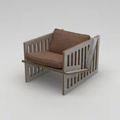 Hanah Home Fotelja Roma, 74x57x92 cm, Smeda