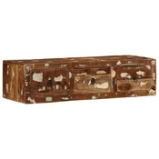 Zidni TV ormaric 100x32x25 cm Obradeno puno drvo