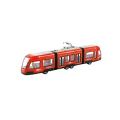 Alltoys Tramvaj na vztrajniku 1:16 rdeč