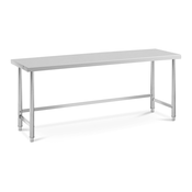 Miza iz nerjavečega jekla - 200 x 60 cm - nosilnost 95 kg - Royal Catering