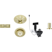 Blanco pribor SATIN GOLD InFino set 1x3,5 (skodelica, InFino okrasna rozeta, C-prelivni prelivni set), z daljincem okrogel dvigalnik SATIN GOLD