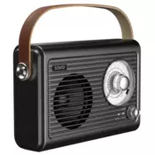 Savio RS-01 prijenosni radio, crna