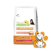 Natural Trainer Sensitive No Gluten Medium/Maxi, Puppy&Junior Salmon 3kg, Hrana