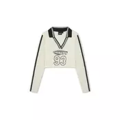 AND1 Majica 93 Airtex ecru/črna