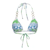 ONLY Bikini zgornji del Rio pesek / modra / svetlo siva / zelena / bela