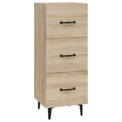 Vidaxl Komoda 34,5x34x90 cm inženirski les
