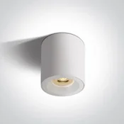 BIJELA STROPNA SVJETILJKA GU10 10W DARK LIGHT DM12105D1/W
